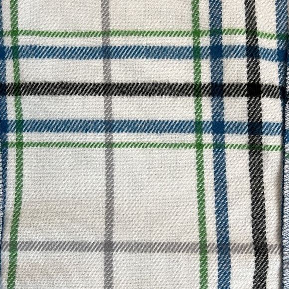 Nine and Company Faux Suede Teal Jacket Coat Plaid Flannel Liner size Medium - Picture 14 of 16